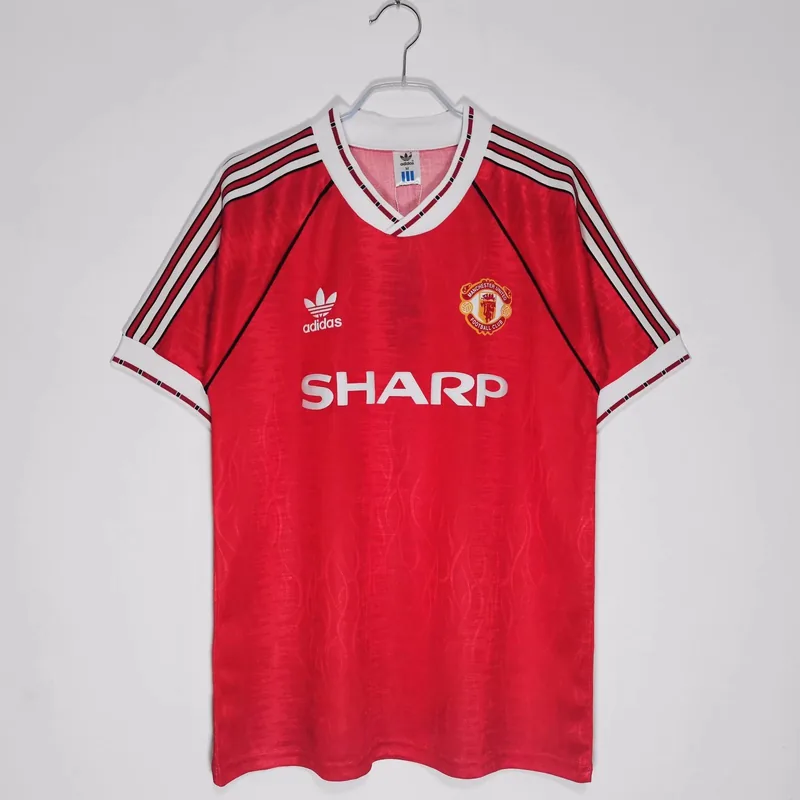 Camiseta Manchester United 1991/92 LOCAL MANGA CORTA VERSION FAN